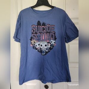 Funko Suicide Squad Blue Graphic Short Sleeve Tee